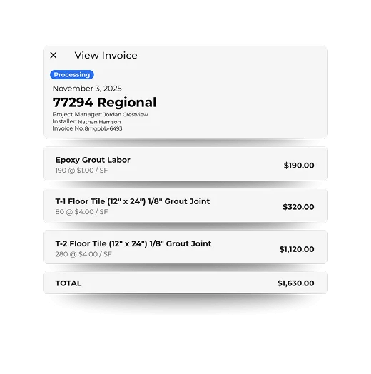 Invoicing and Payments